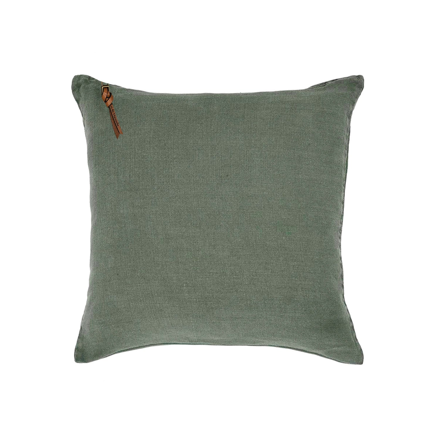 Funda De Cojín · Puro Lino Lavado · Verde Acacia