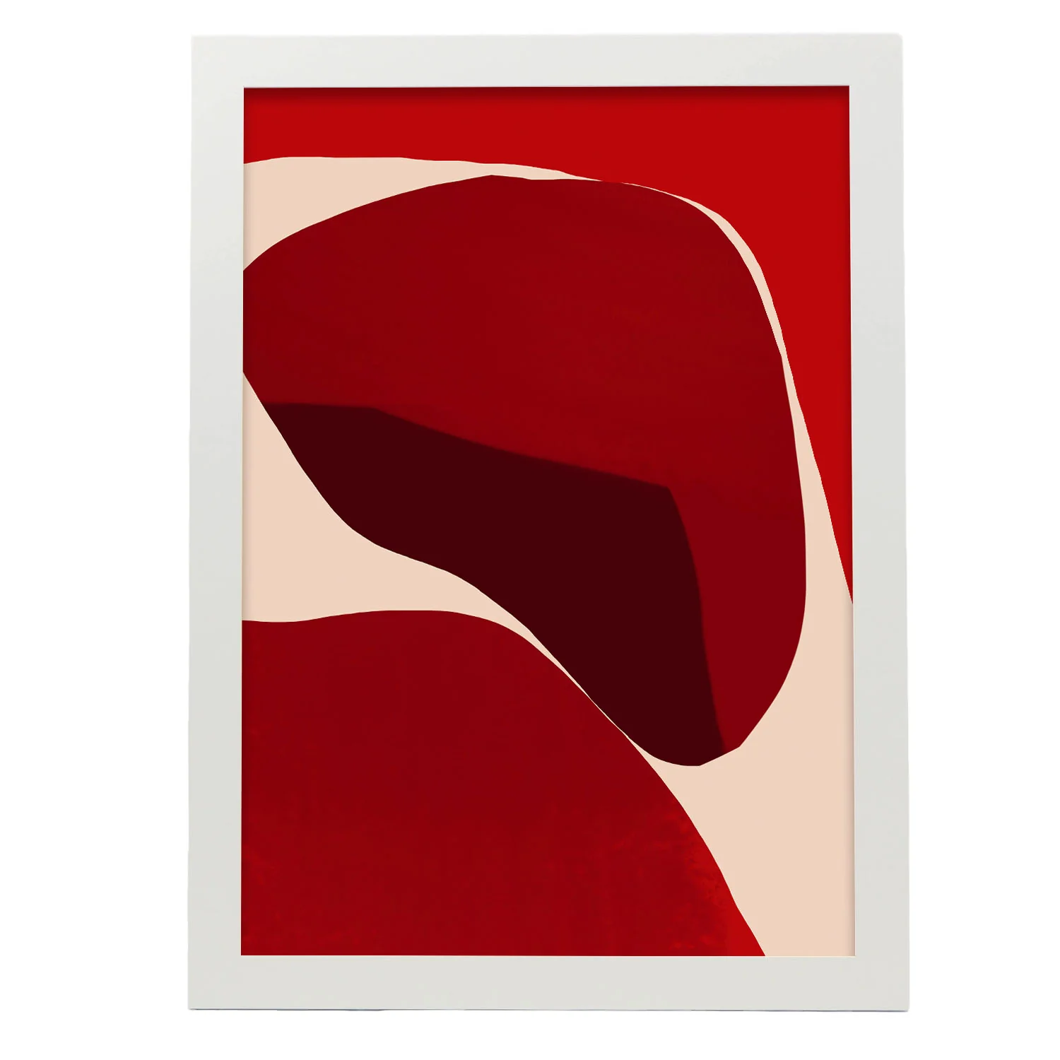 Lámina Abstracta de Piedras Rojas Robustas Nacnic - Imagen 6