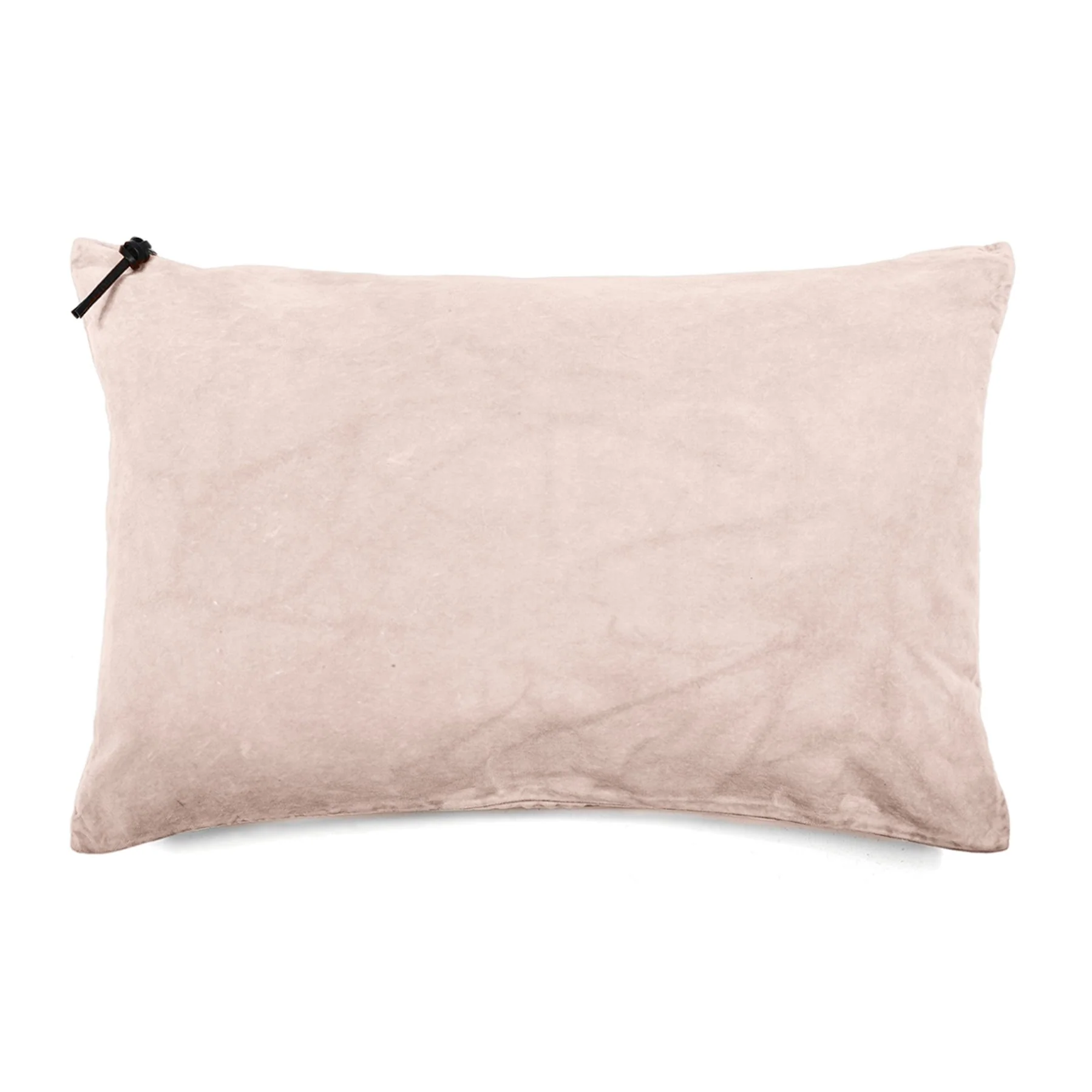 Funda De Cojín · Terciopelo Lavado · Rosa Palo