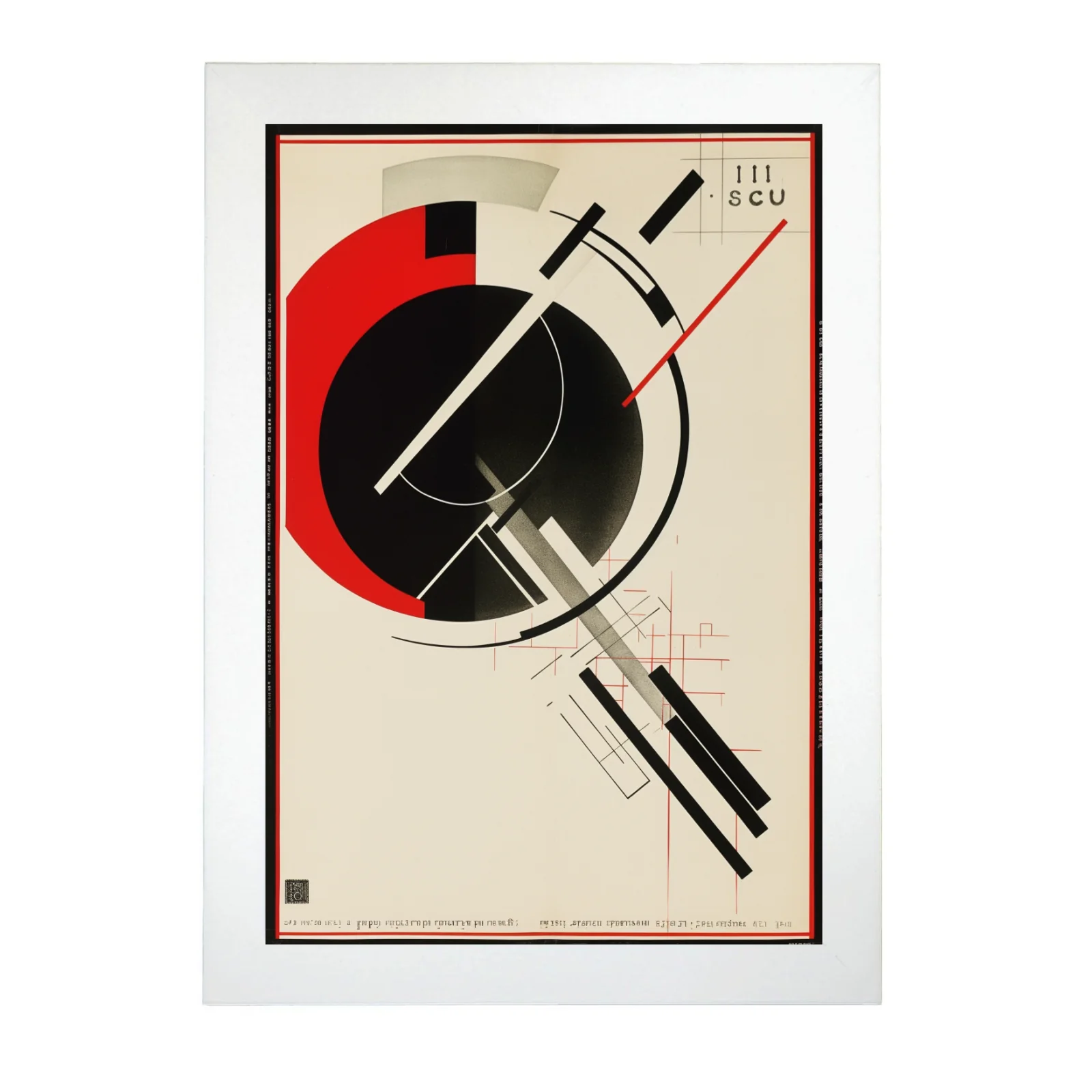 Cartel BAUHAUS por Laszlo Moholy-Nagy, - Imagen 2