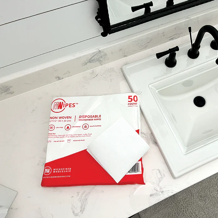 12"x12" MWipes™ Disposable Microfiber Cloths - Imagen 3