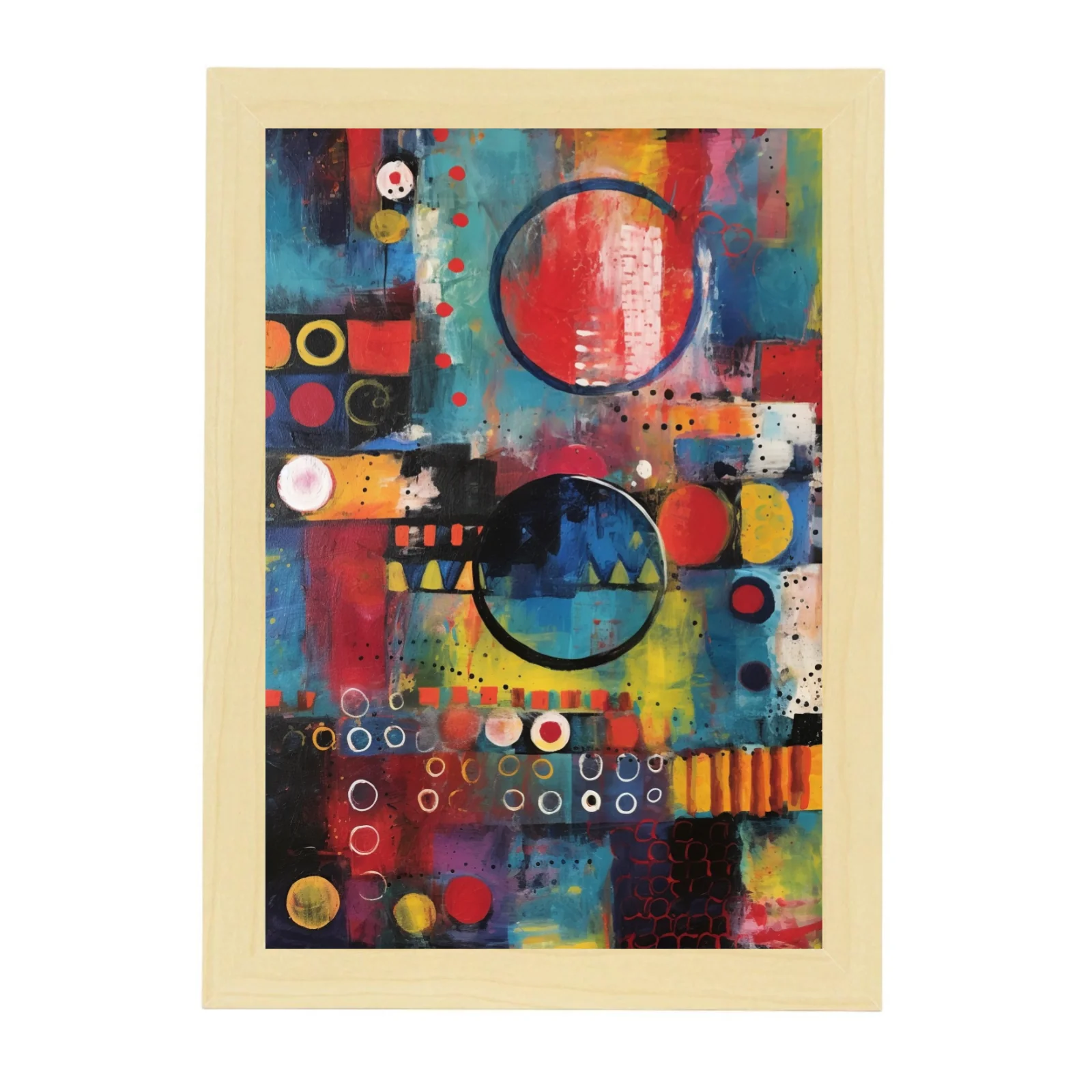 Lámina Abstracta Colorida Letra B Negrita - Imagen 3