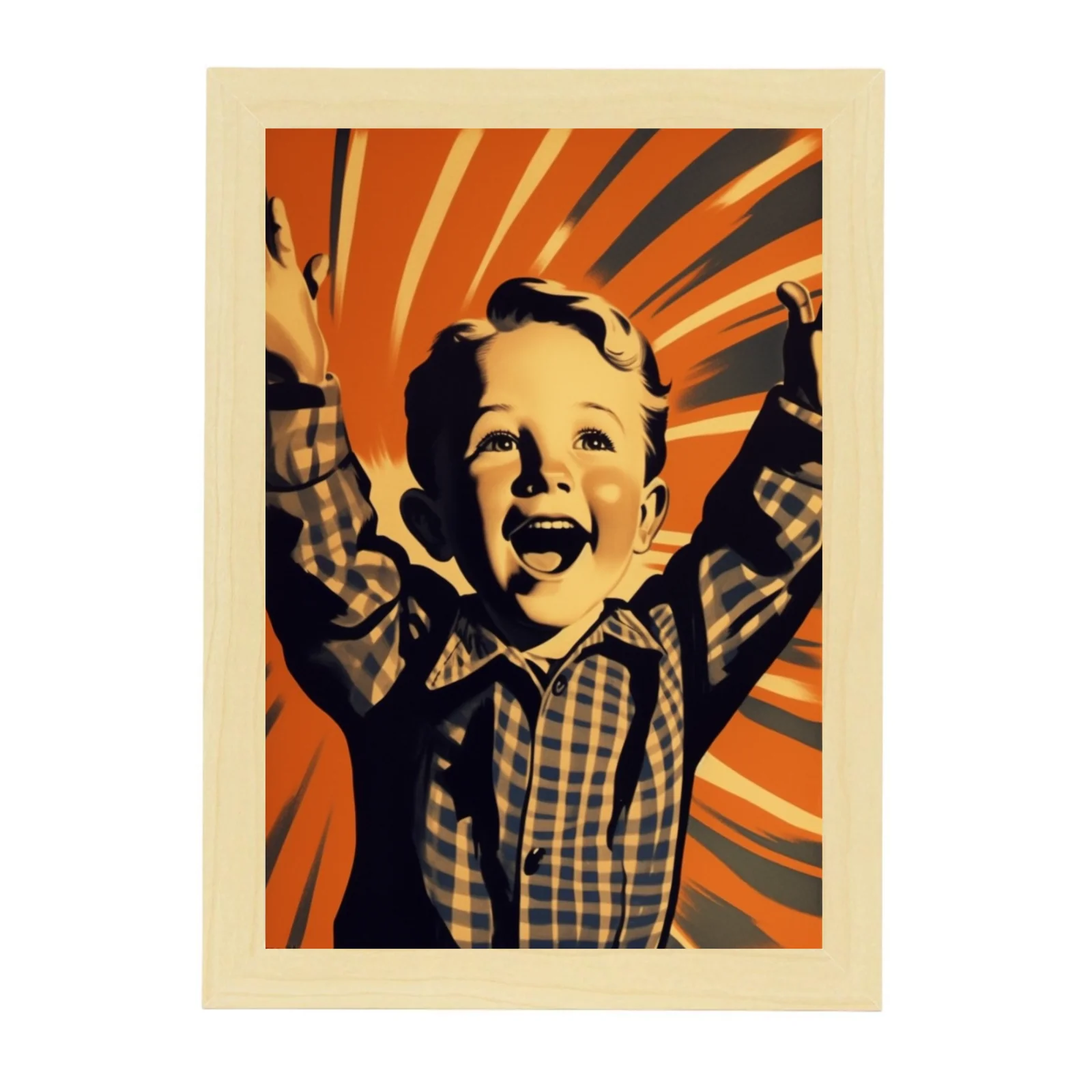 Cartel de Niño Emocionado en Póster - Imagen 3