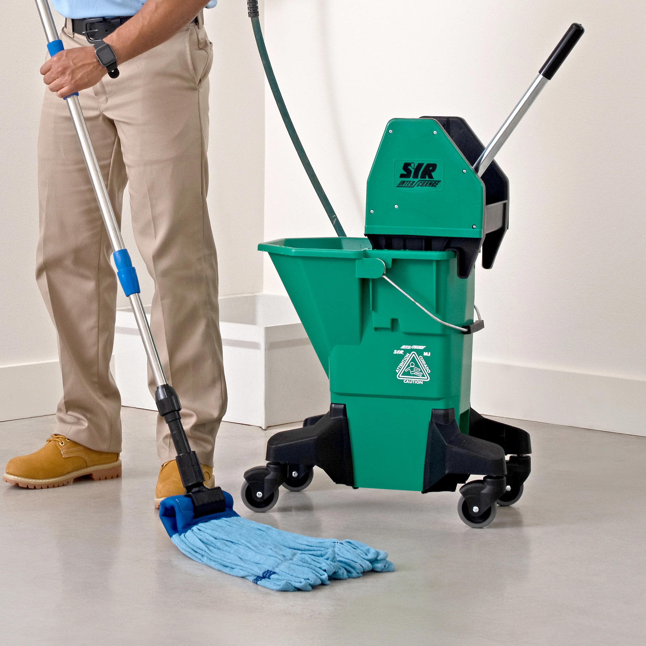 Medium Commercial Microfiber Tube Mop - Imagen 5